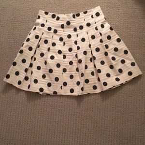 Banana Republic Polka Dot Pleated Skirt